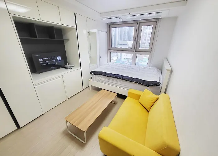 Appartement 2503# Quiet Premium Stay# The Vogue Grande Retreat# All-new Furniture, Extra-large Bed# Sinnonhyeon 1min